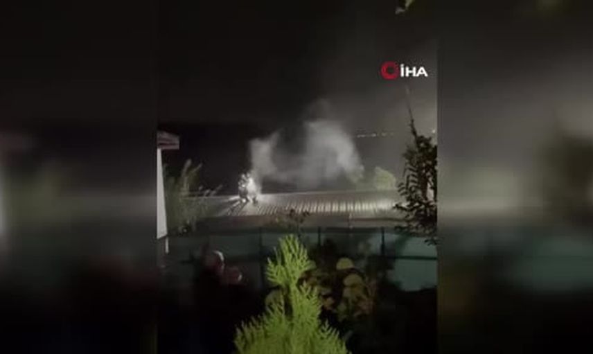 Karacabey'de eski damda çıkan yangın itfaiyenin yoğun müdahalesiyle kontrol altına alındı