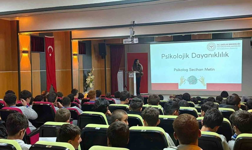 Bayburt'ta lise öğrencilerine dayanıklılık eğitimiyle ruh sağlığına destek