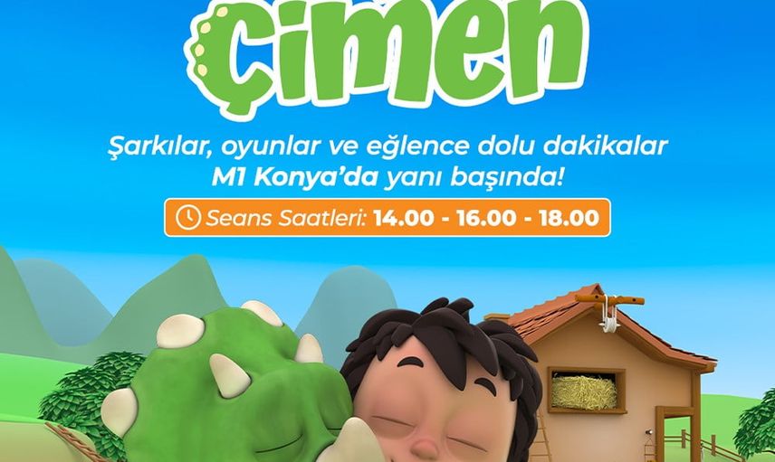 M1 Konya AVM'de Eymen ve Çimenle üç seansta eğlence