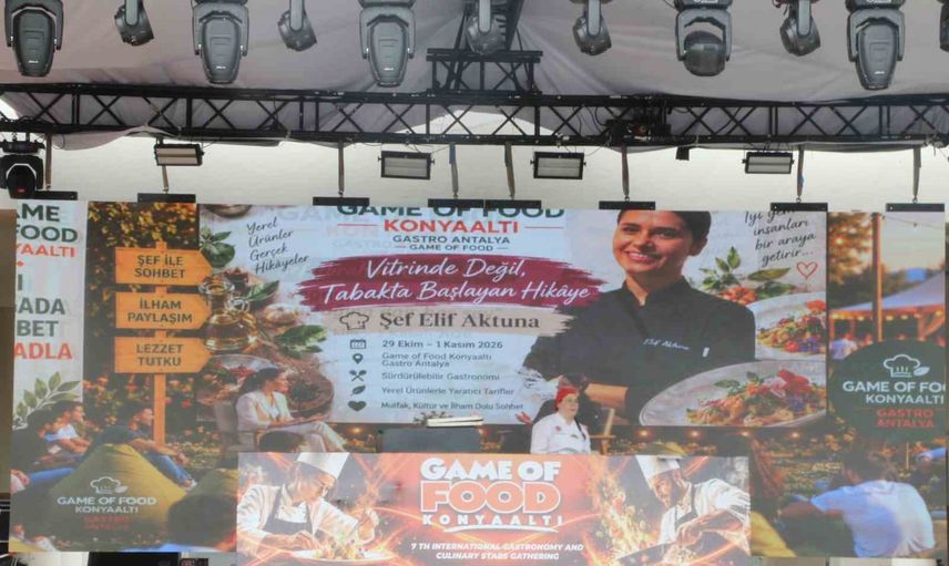 GastroAntalya'da uluslararası şef buluşması: yerli üretim ve Tahsildaroğlu öne çıktı