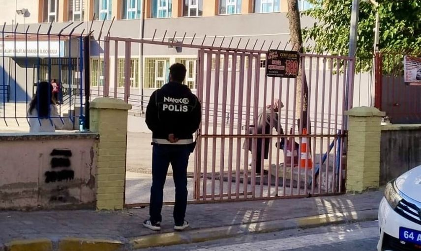 uşak’ta okul çevrelerinde geniş çaplı güvenlik denetimi yapıldı
