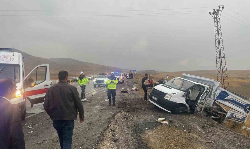 Güzeldere tüneli önünde zincirleme çarpışma