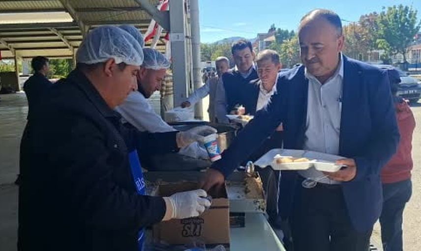 Hisarcık'ta kadim geleneğin sürdüğü hakka şükür ve yağmur duası