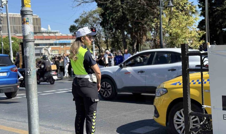 Beşiktaş'ta dronla yaya güvenliği için kapsamlı denetim