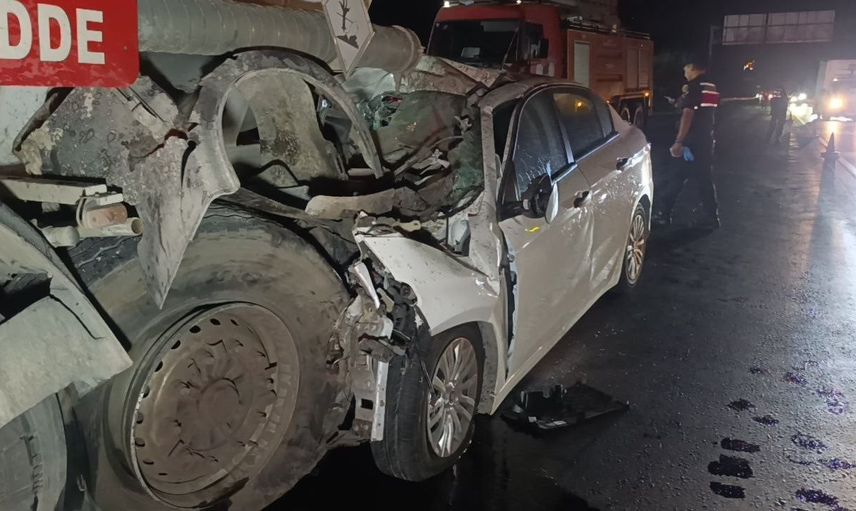 Taşağıl kavşağı yakınında tanker çarpışması: infaz ve koruma memuru hayatını kaybetti