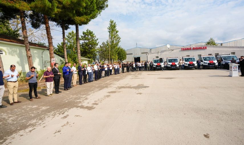 Erbaa belediyesi filoyu yenileyerek hizmet kapasitesini artırdı