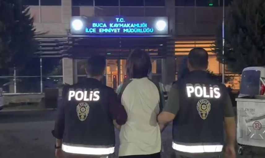 Buca'da kesinleşmiş cezası olan şüpheli polis ekiplerince kıskıvrak yakalandı