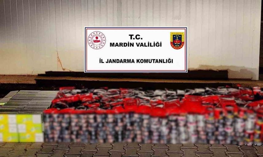 Mardin'de kırsalda organize kaçakçılık operasyonu: 5 milyon liralık ürün ele geçirildi