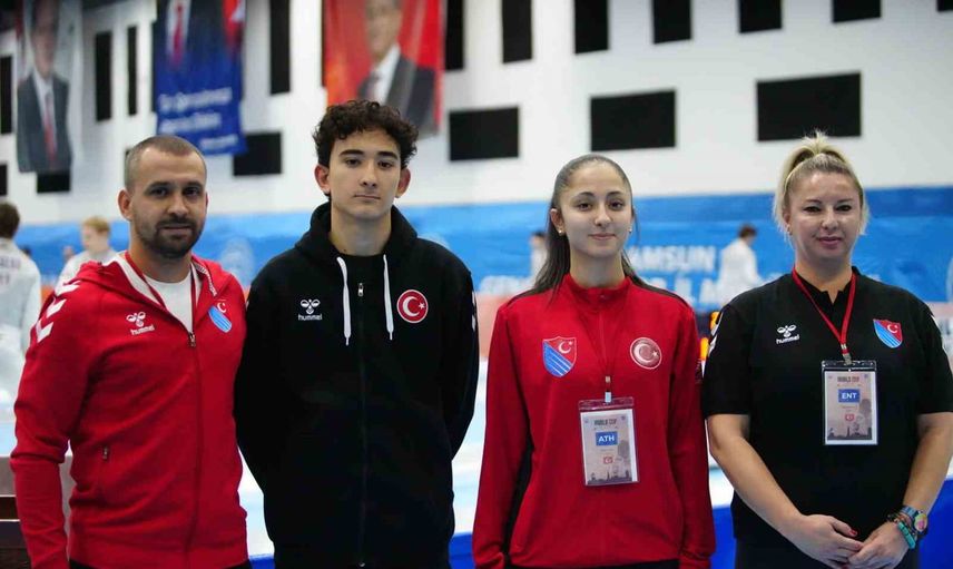 Samsun'da genç eskrimciler dünya kupasında madalya peşinde