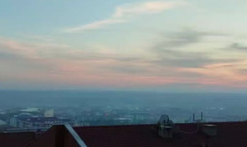 Edirne'de tarlalardan yükselen duman kentte hava kalitesini düşürdü
