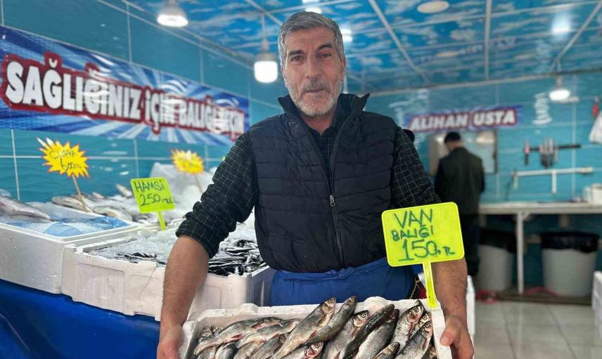 Vanlıların tercihi yine inci kefali: tezgâhlarda palamut ve deniz ürünleri öne çıktı