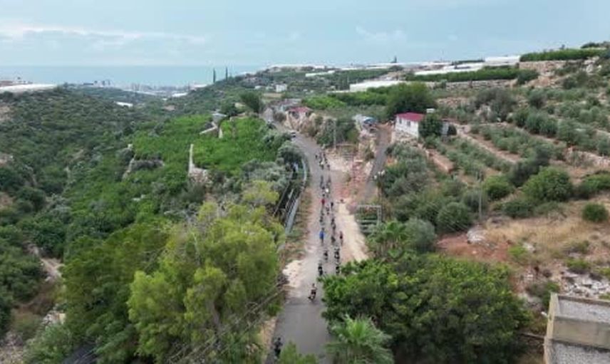 Erdemli'de 160 bisikletli üç gün boyunca tarih ve doğayı keşfe çıktı