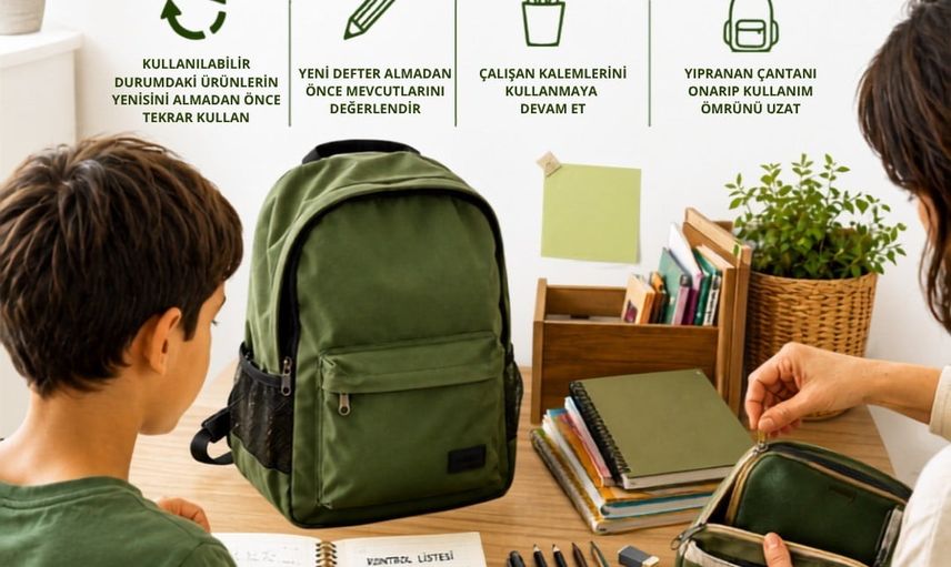 Okullarda sıfır atık temasıyla yeni eğitim yılına çevre odaklı adım