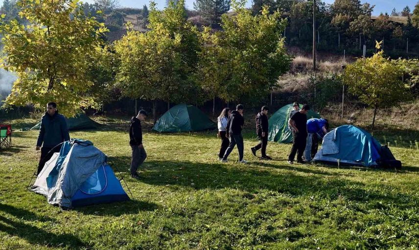 Hisarcık’ta protokolden lgs adaylarına kahvaltılı moral
