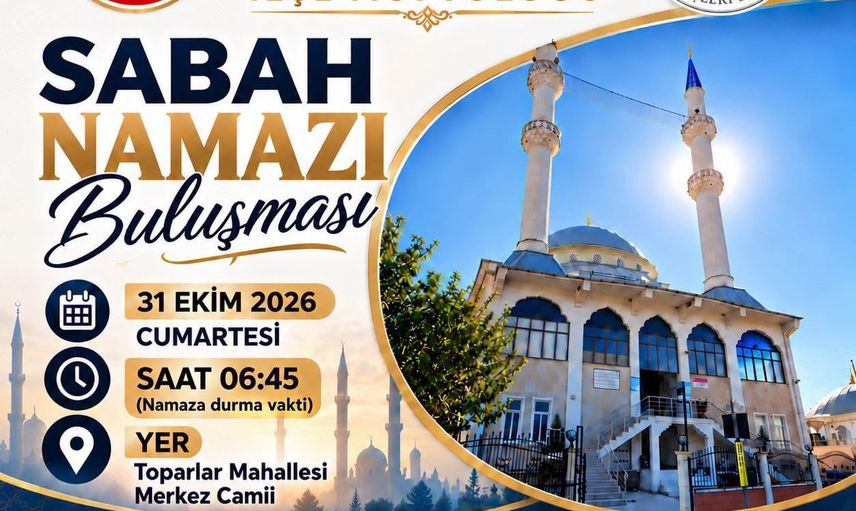 Toparlar'da sabahın huzurunda cemaat buluşması