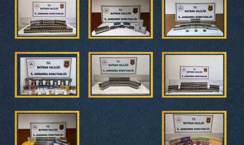 Gercüş ve Hasankeyf'te kaçakçılıkla mücadele: binlerce paket ürün ele geçirildi
