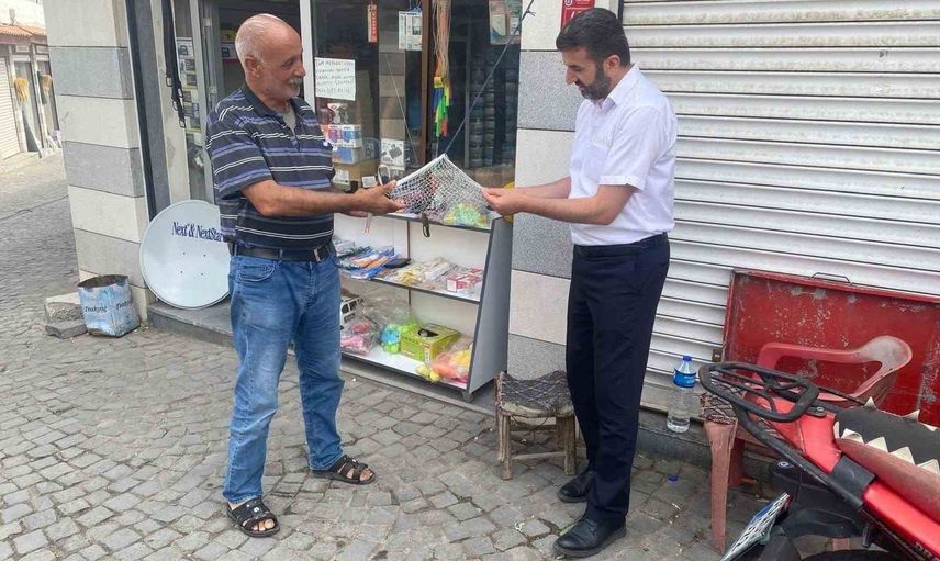 Çermik müftüsü ahilik haftasında esnafla buluştu