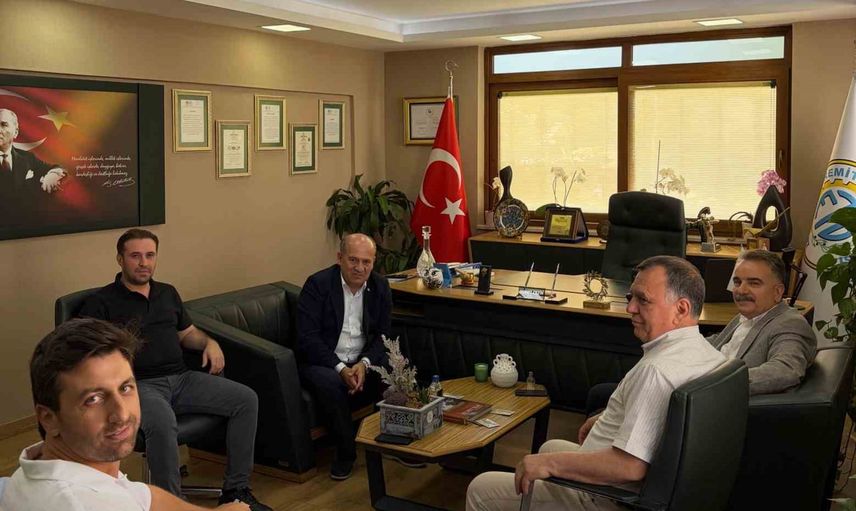 Edremit ortak projelere teşekkürle uğurladı: kaymakam Odabaş'ın veda ziyareti
