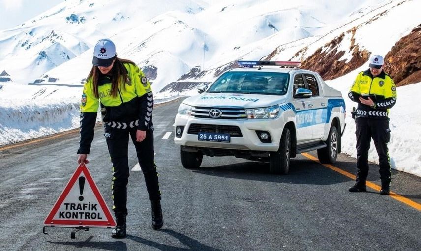 Erzurum'da temmuz trafik bilançosu: 5 can kaybı, 413 yaralı