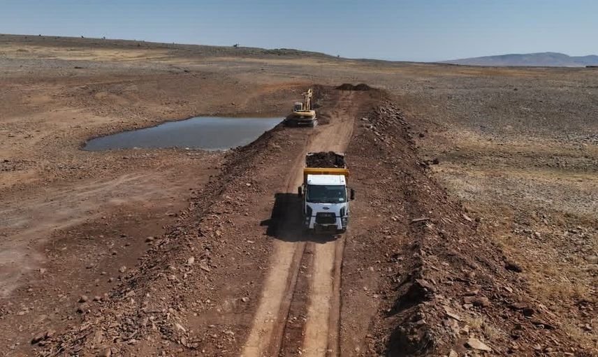 Çermikte gölet onarımları kırsal üretime canlılık getirdi