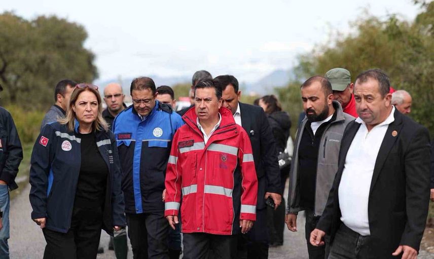 Dalaman’da metrekareye 118,4 kilogram yağışın ardından toparlanma çalışmaları hızlandı
