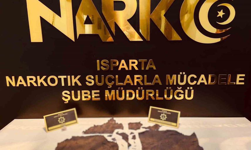 Isparta'da 14 bin 436 kağıda emdirilmiş sentetik kannabinoid ele geçirildi, bir kişi tutuklandı