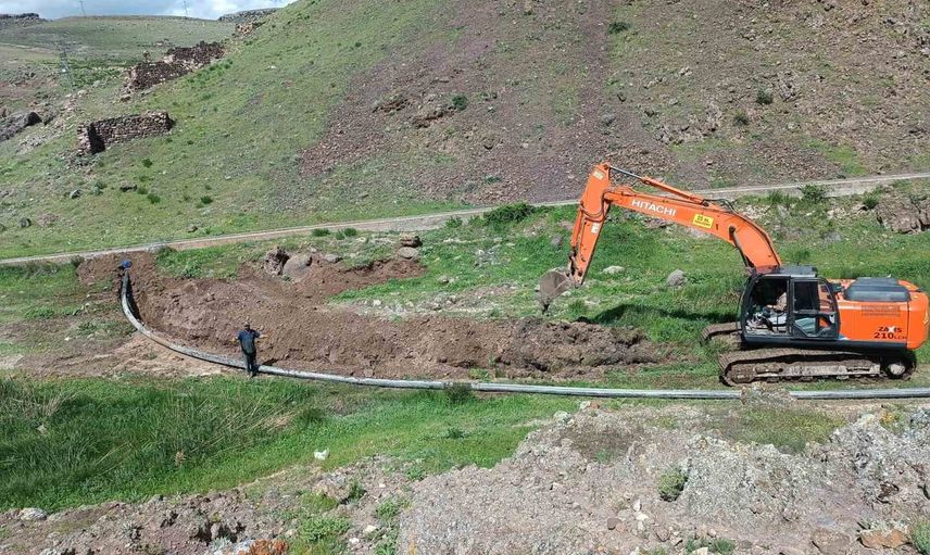 büyükşehirden 9 milyon TL’lik kapalı sulama yatırımıyla tarıma can suyu