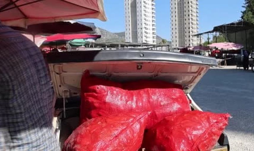 Toroslarda kırmızı yük: Kozan'da salçalık biber mesaisi