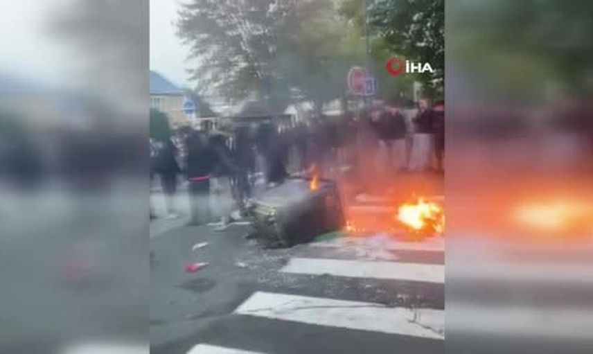 Fransa'daki lise protestoları şiddetlendi: 31 yaralı, 440 gözaltı