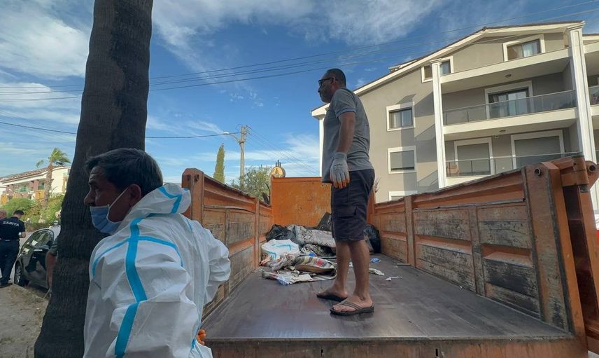Çöp yığını ve 30 kedi: Marmaris'te bir dairede yaşanan temizlik müdahalesi