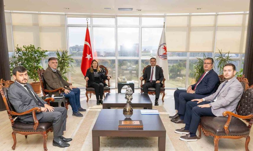 OMÜ ve Bafra ortak projeler için iş birliğini değerlendirdi