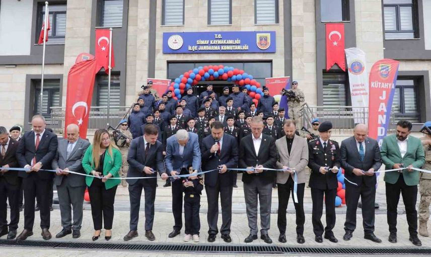 Simav'da jandarmanın modern hizmet binası hizmete girdi