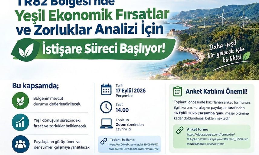 TR82 bölgesinde yeşil dönüşüm için paydaş istişaresi başlıyor