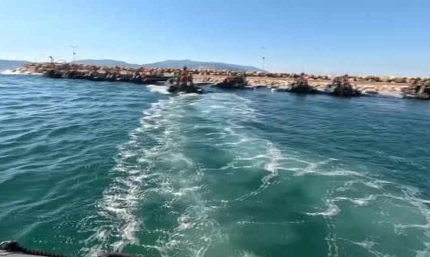 İzmir'de komando unsurlarıyla deniz hücum harekatı eğitimi yapıldı