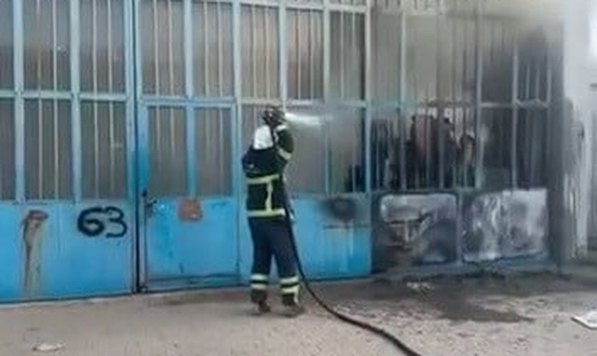 Kahta Marangozlar Sanayi Bölgesi'nde elektrik kaynaklı iş yeri yangını kontrol altına alındı
