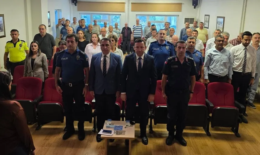 Kuyucak'ta yeni eğitim yılı öncesi okul güvenliği masaya yatırıldı