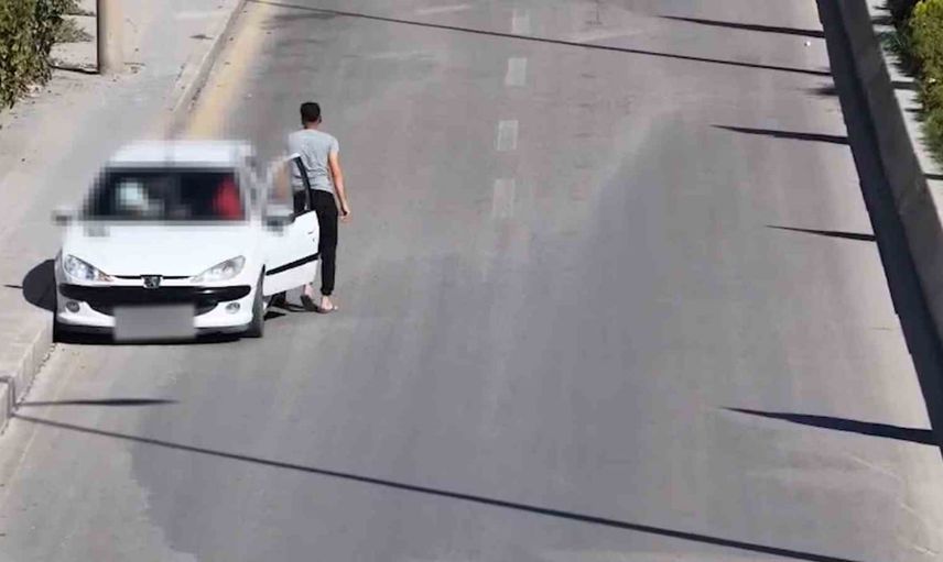 Trafik denetiminden kaçma girişimi dronla tespit edildi