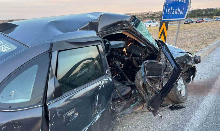 Pehlivanköy kavşağı'nda çarpışma: Babaeski'de 4 yaralı