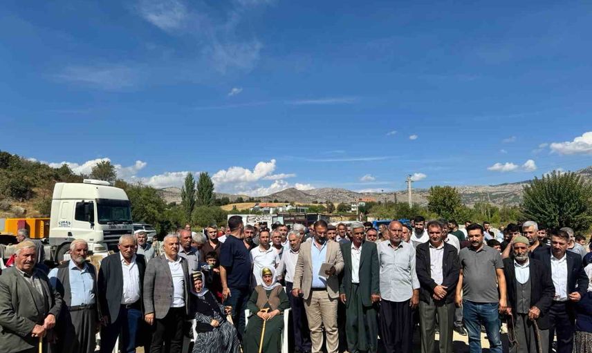 Teşikan yaylası kaynak sularının aktarımına köylülerden itiraz: