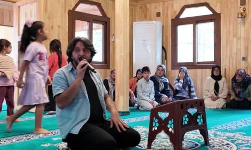 Zorkun'da miniklerle tilavet yarışması