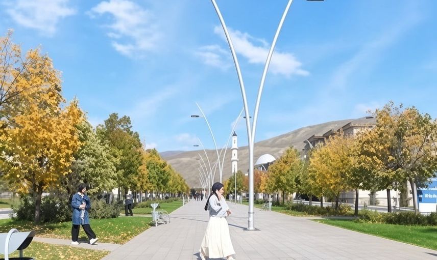 Sonbahar tonları EBYÜ kampüsünü gençlik anılarıyla buluşturuyor