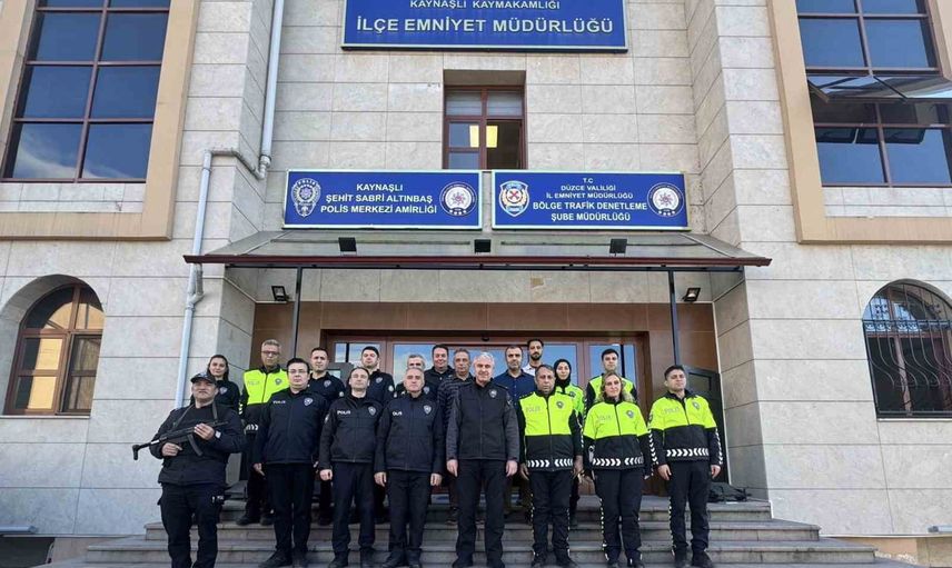 Kaynaşlı’da asayiş değerlendirmesi için yerinde denetim