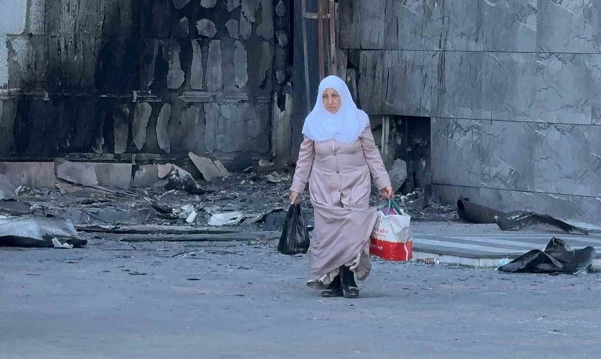 Diyarbakır'da plaza yangınında erken müdahale büyük felaketi engelledi