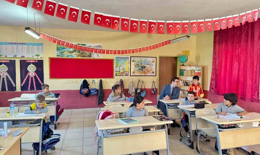 Kaymakam Sözen Yaka ilkokulu ve anaokulunda eğitim koşullarını yerinde inceledi