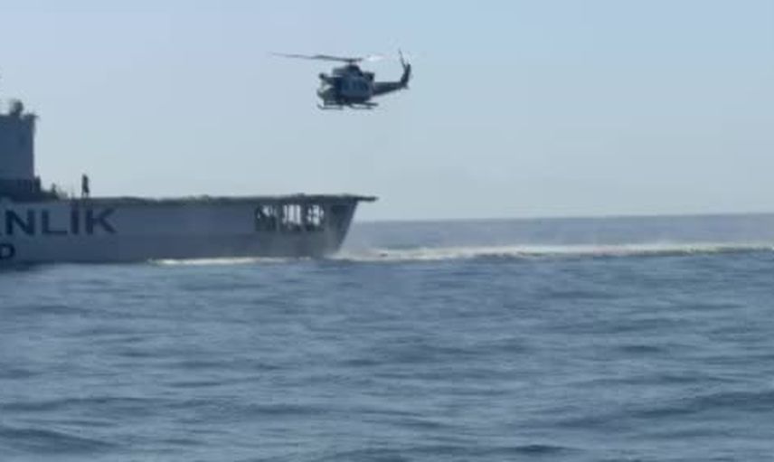 Silivri açıklarında kaybolan mürettebat için helikopter destekli arama