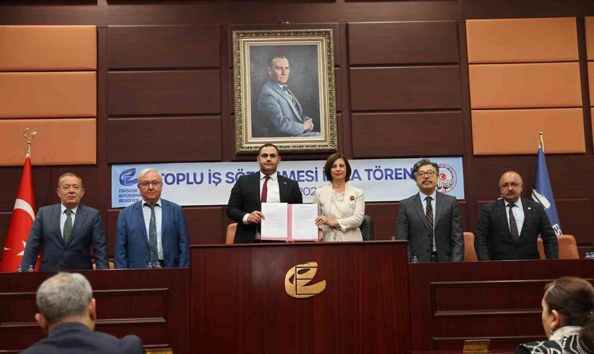 Eskişehir'de 3 bin 13 personele 2026 yılına özel yüzde 26 zam