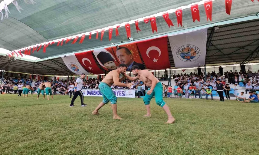 Zengibar'da başpehlivan Feyzullah Aktürk oldu
