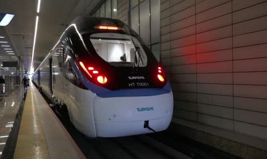 Yerli hızlı tren Ankara-Kırıkkale hattında saatte 250 km hızı test etti