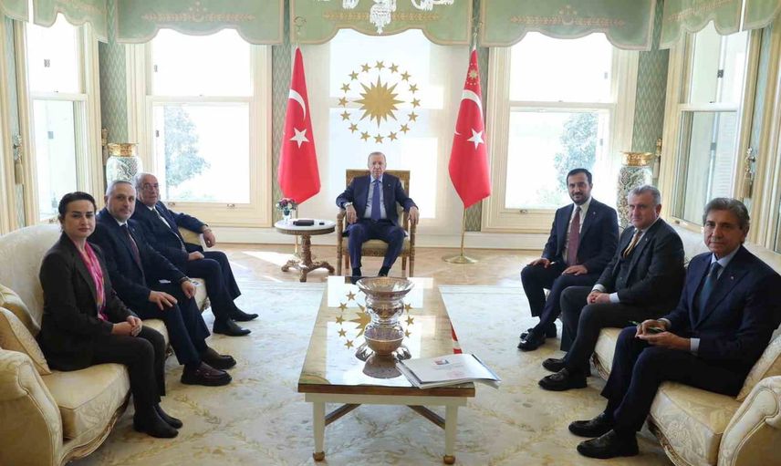 Vahdettin Köşkü'nde Şile'nin temsilcisi cumhurbaşkanıyla görüştü