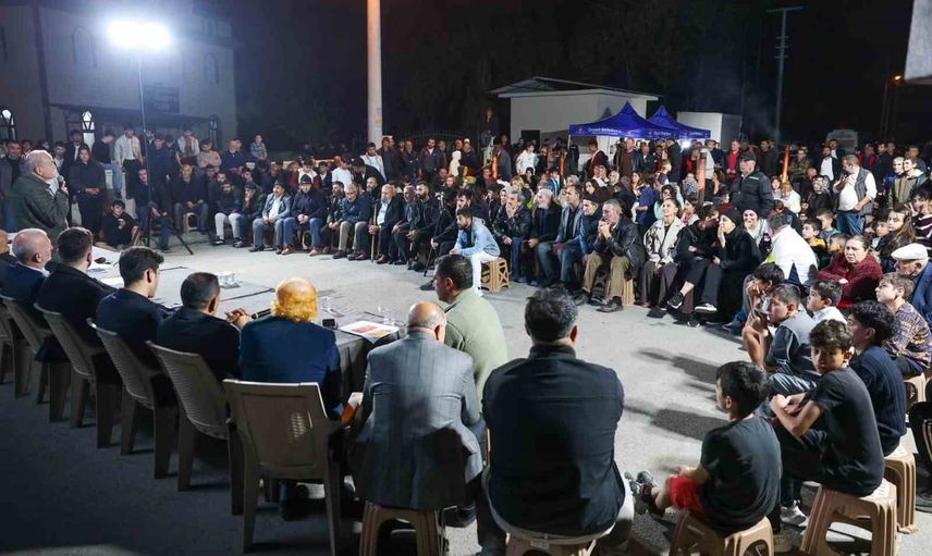 Özlü ağa mahallesinde 50 yıllık içme suyu sorununa çözüm sözü verdi